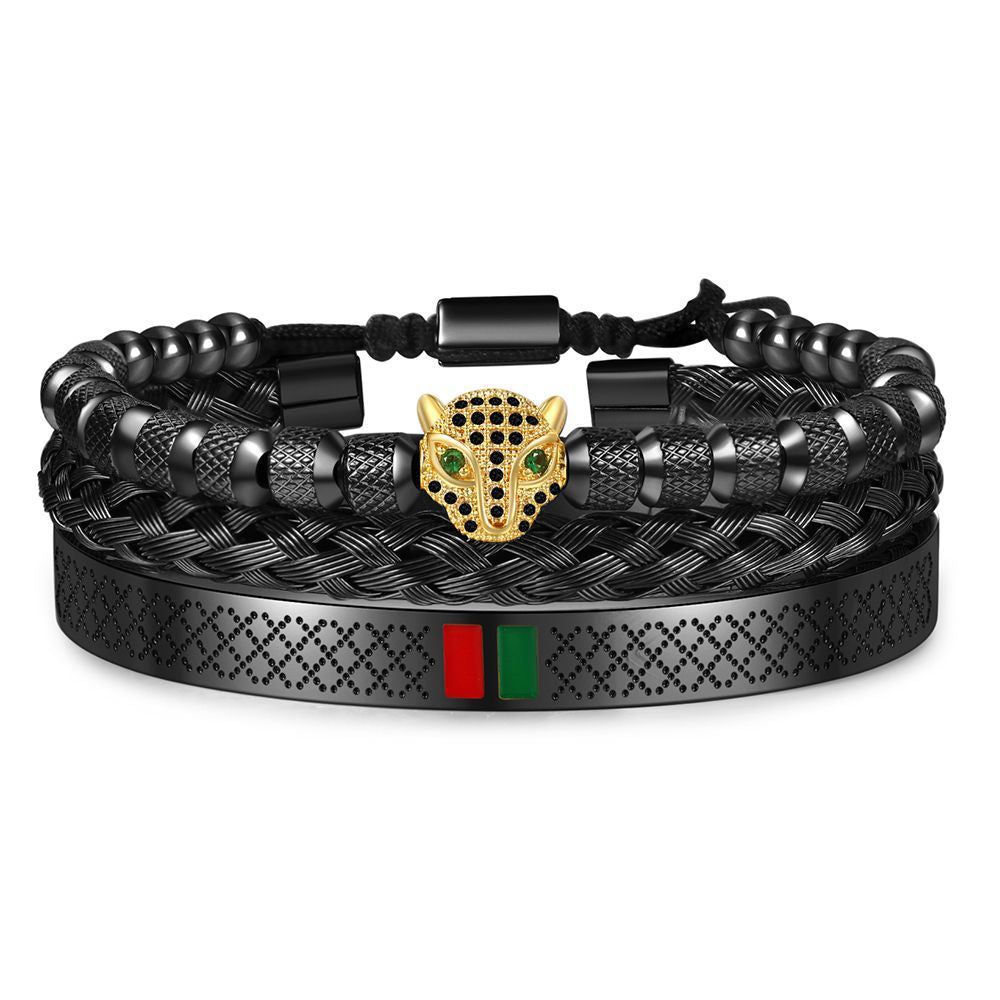 Black Panthera Bracelet – Forged in Premium Steel
