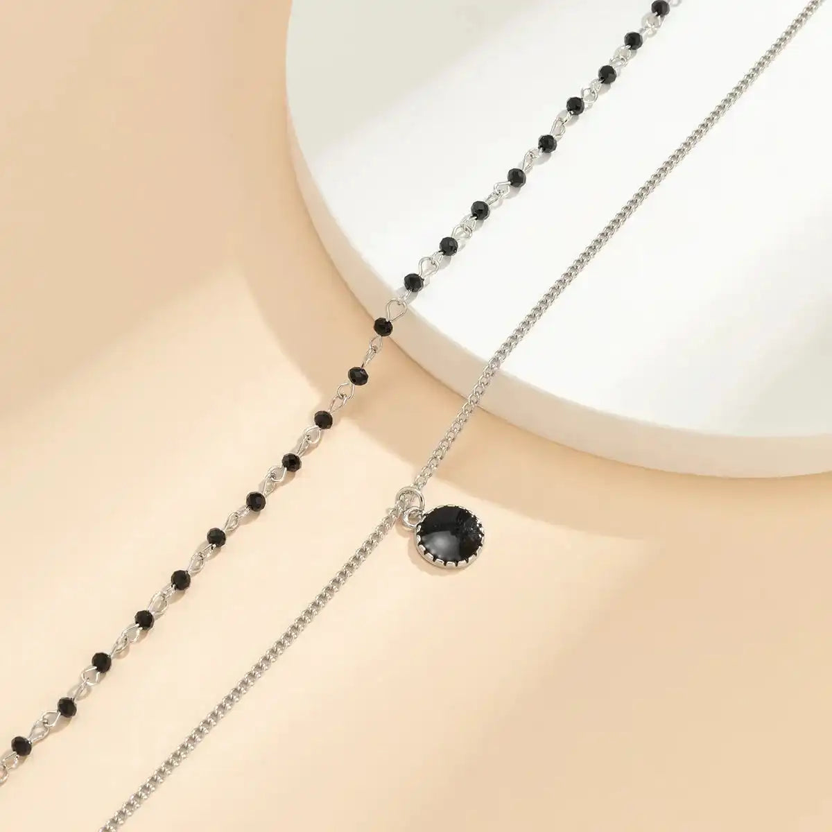 Echo Noir Duo Necklace